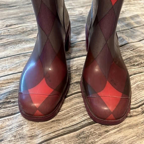 Emilio Pucci Caledonia Argyle Rain Boots EU 38 - Picture 4 of 9